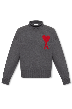 Ami Alexandre Mattiussi Turtleneck sweater with logo | Men's Ami Alexandre Mattiussi Turtleneck sweater with logo | Men's